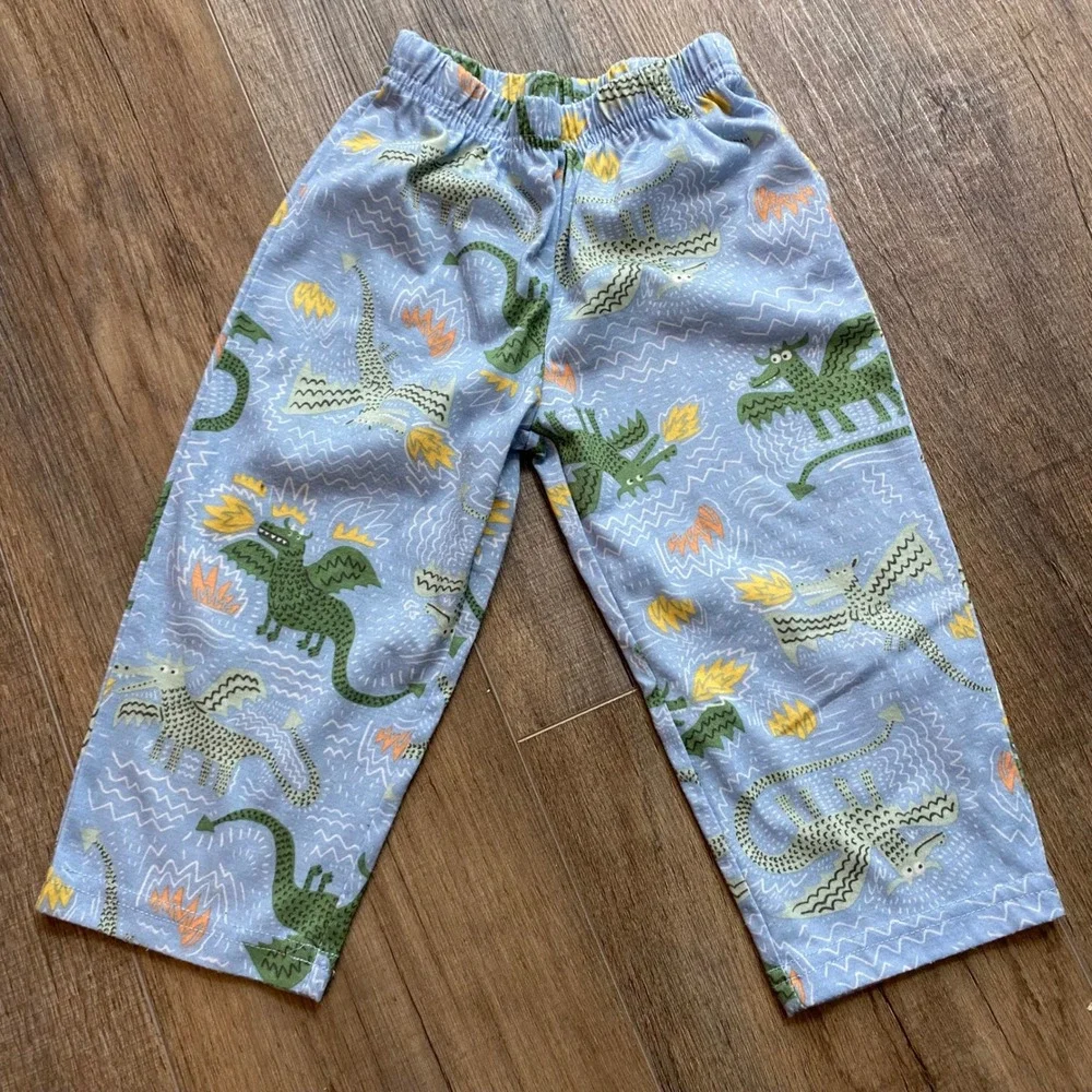 Carters Toddler Boys Pajama Bottoms Lot 4pc‎ Minions Star Wars Dragons 2T, Sleep